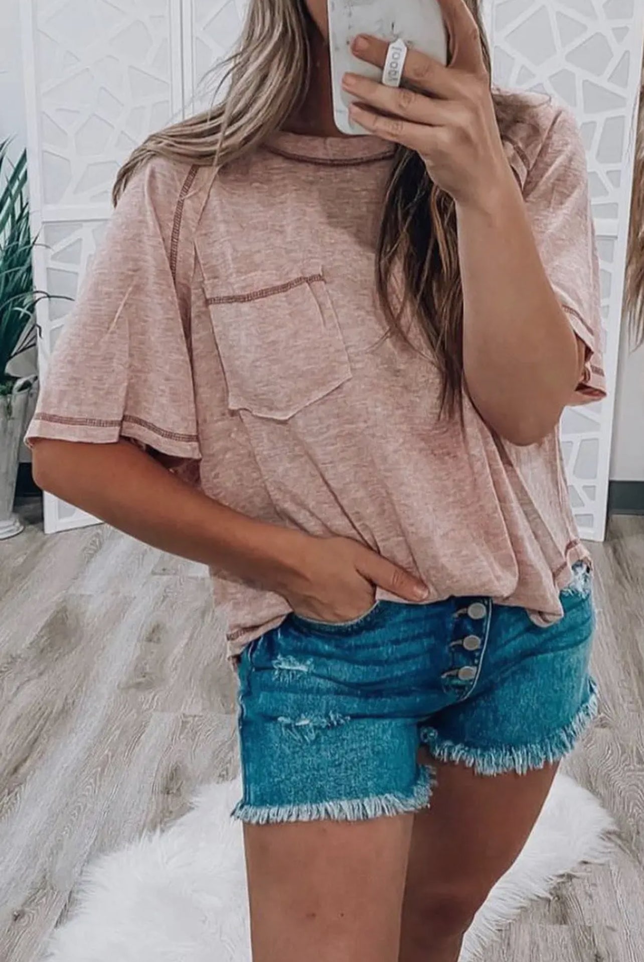 Reverse Seam tee