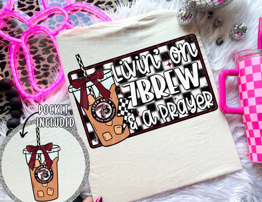 Livin' on 7BREW tee