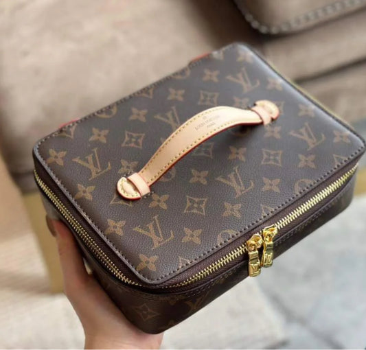 Brown Classic LV makeup case