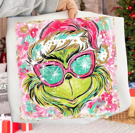 Pink GRINCHMAS crewneck