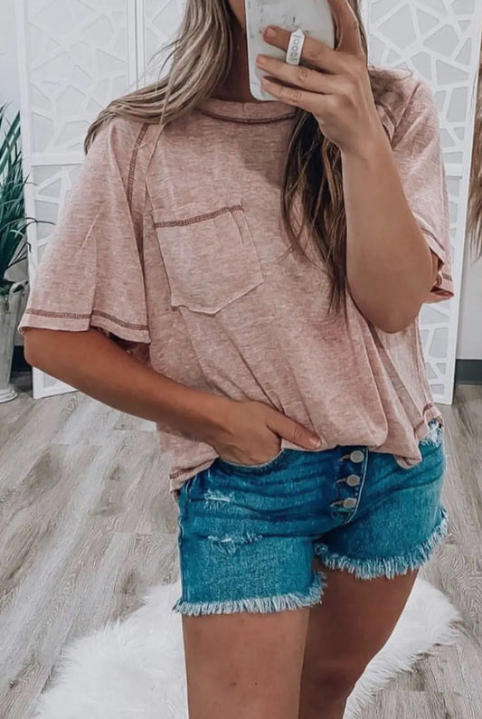 Reverse Seam tee