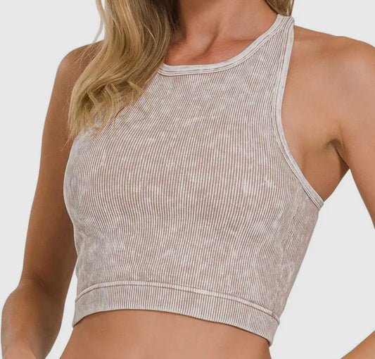 Seamless cropped top