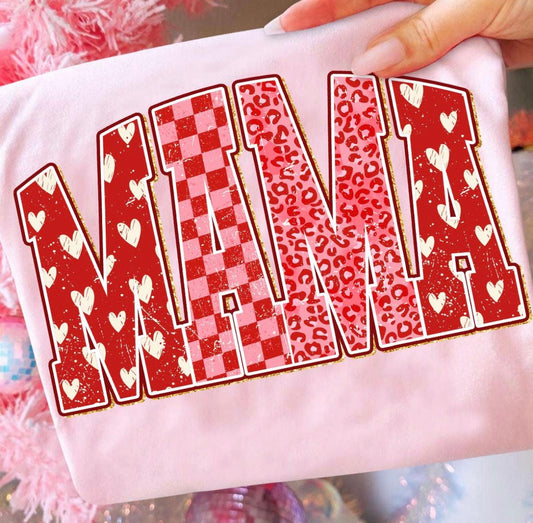 Valentines Mama tee