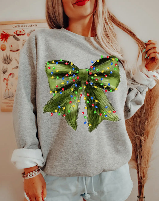 Grinch light bow