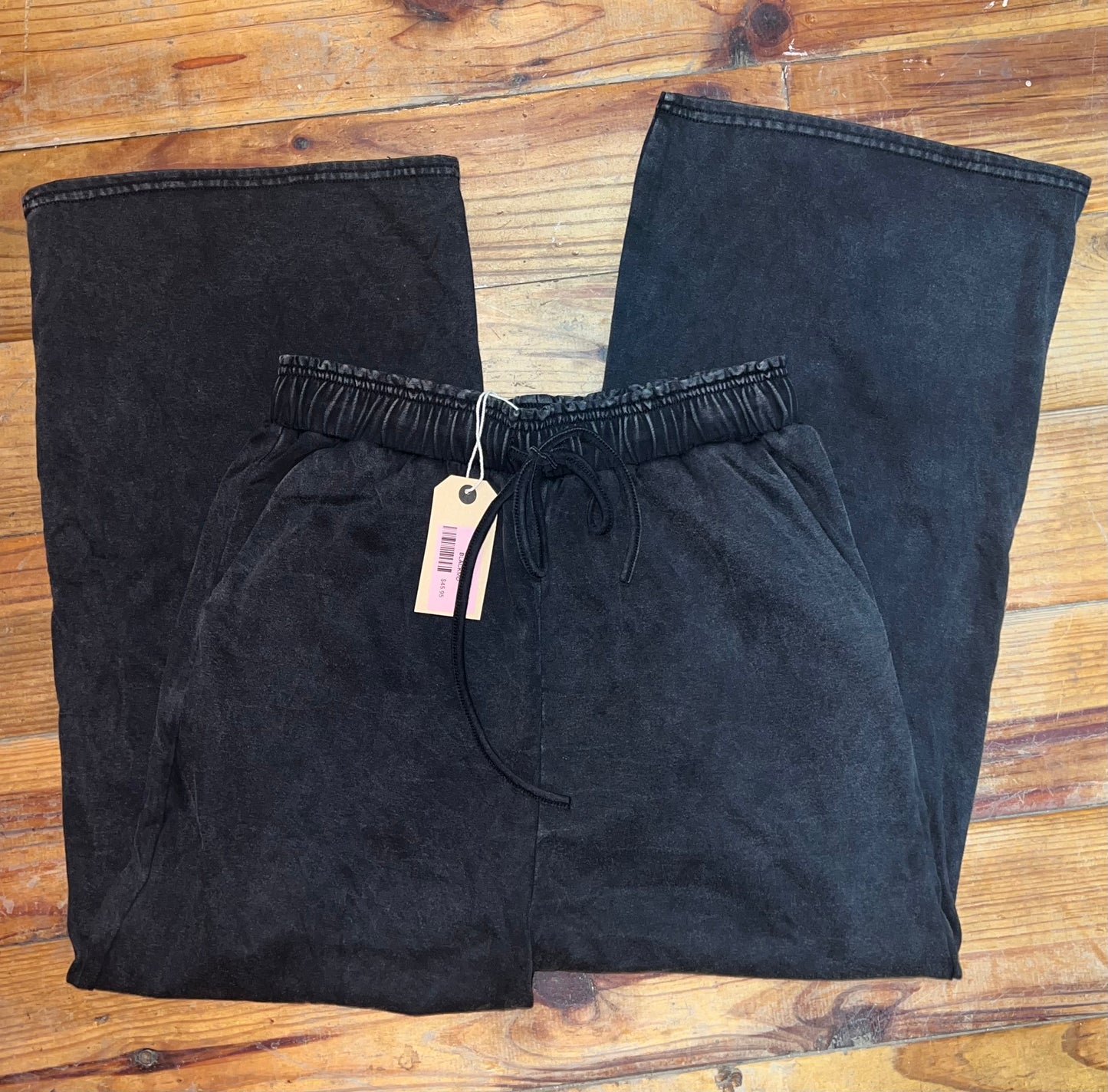 Mineral Wash Wide Pants