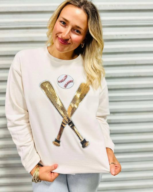 Sequin Baseball & Bats