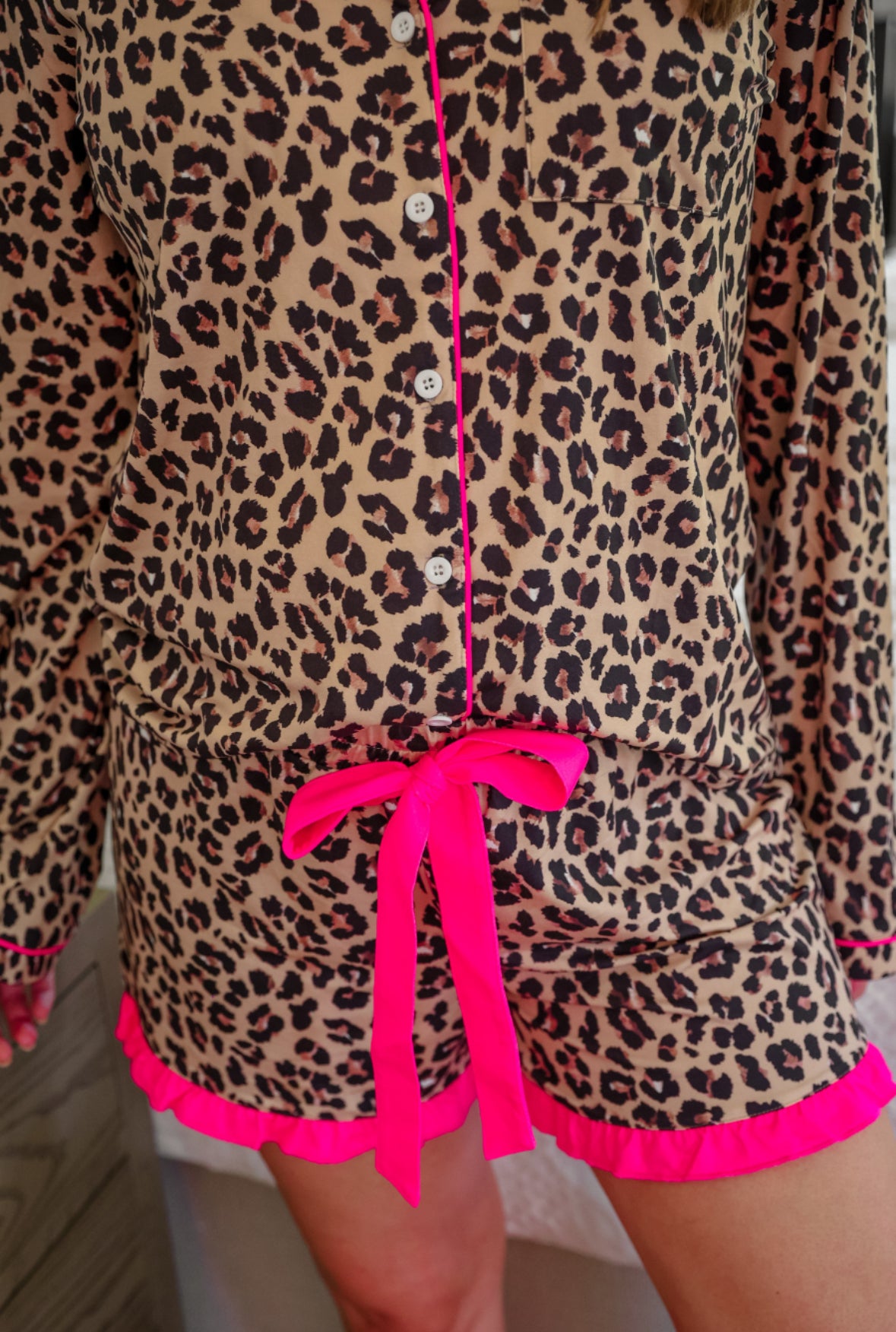Leopard Pajama Set