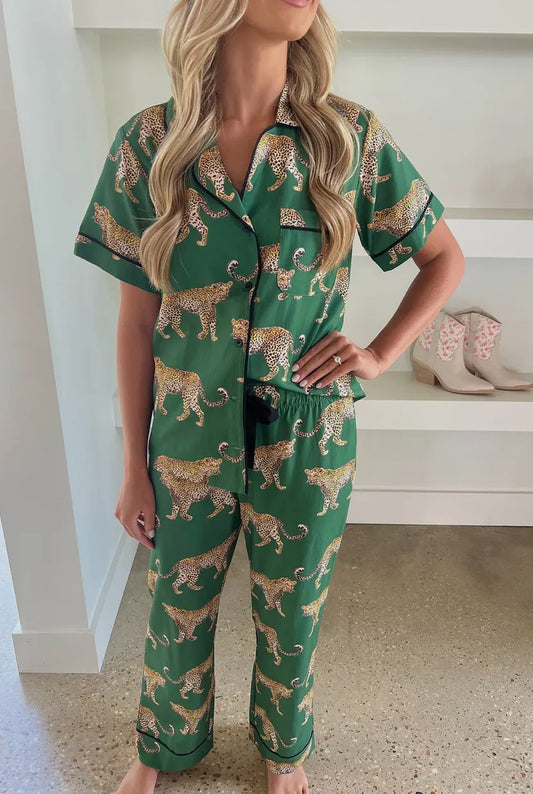 Cheetah PJ Set