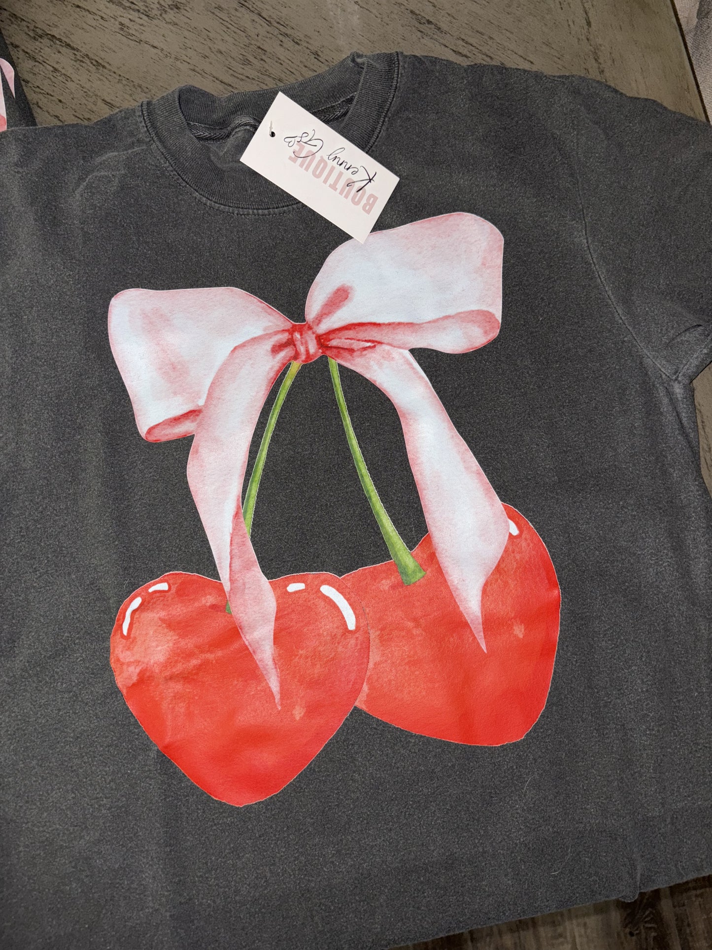 Cherry Bow tee